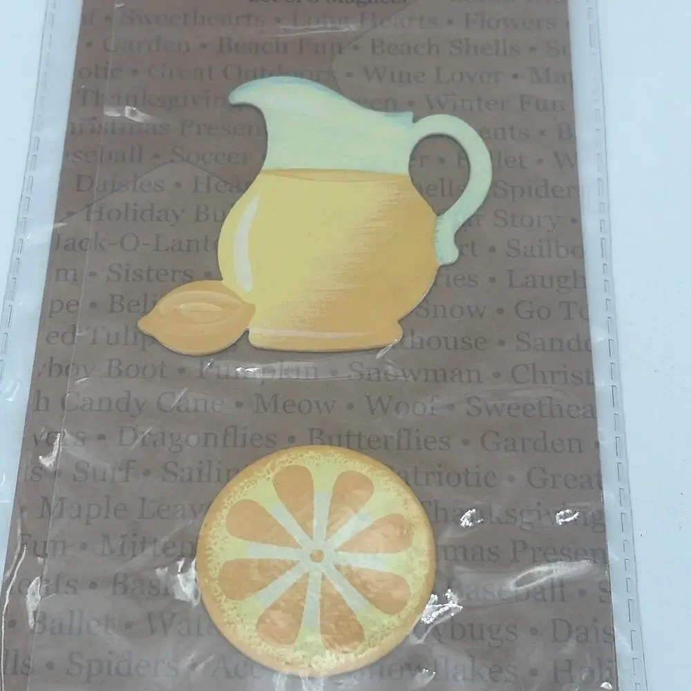 New Roeda Studio Embellish Your Story - #101339 Lemonade Magnets Set of 3